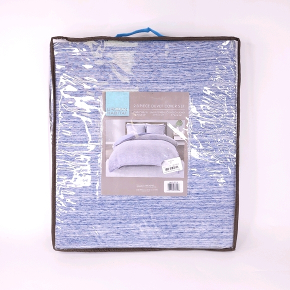 Urban Habitat Space Dye Jersey Duvet Cover Twin - Picture 2 of 6